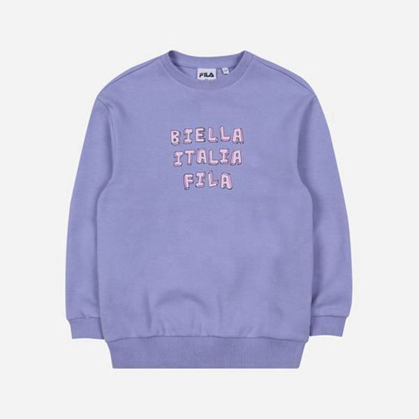 Moletons Fila Menina Roxo - Fila Stella L/S Portugal Lojas,HPIZ-43618